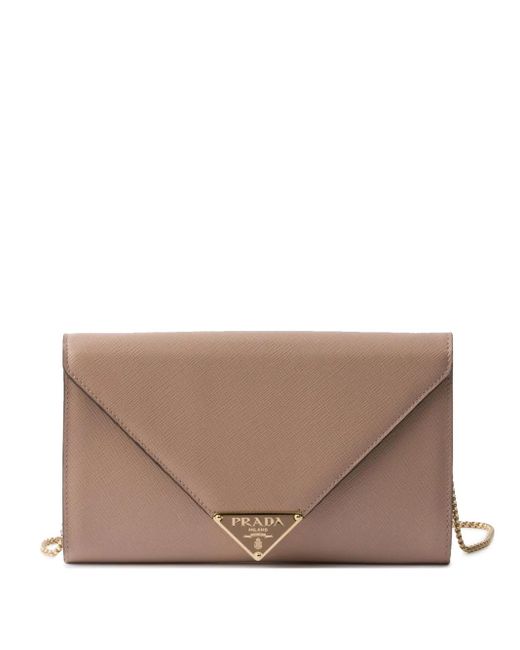 Prada Brown Mini-Tasche aus Saffiano-Leder