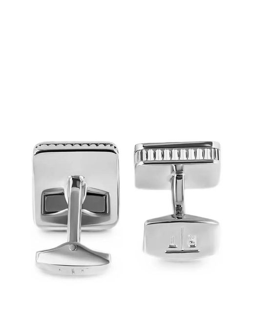 Tateossian Metallic Giza Ice Enamel-Texture Cufflinks for men
