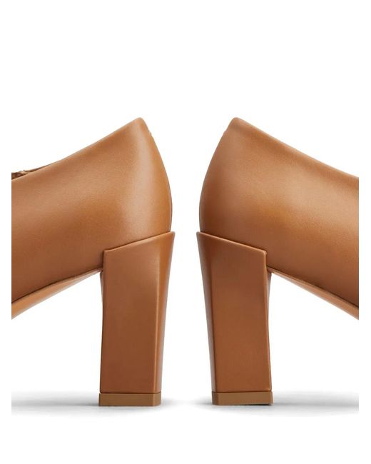 Tod's Brown Square-Toe 85Mm Leather Boots