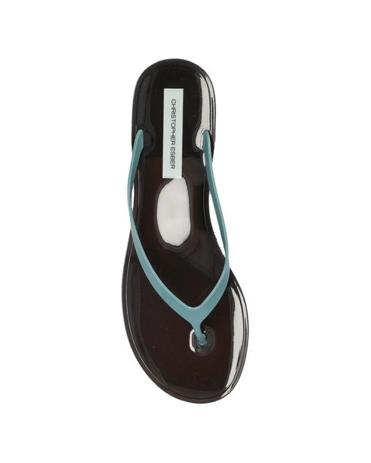 Christopher Esber White Jo Flip-Flops