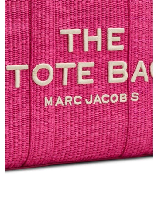 Bolso shopper The Medium Woven Marc Jacobs de color Pink