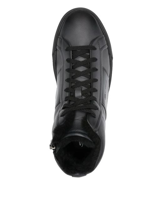 Santoni High-Top-Sneakers mit Reißverschluss in Black für Herren