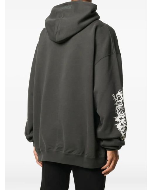 メンズ Vetements グラフィック パーカー Gray