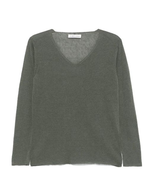 Lamberto Losani ファインニット トップ Green