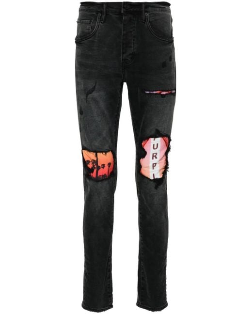 Purple Brand Black X Blue Sky Inn Slim Jeans for men
