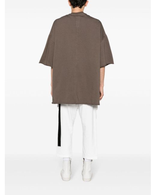 Rick Owens Brown Tommy Cotton T-shirt for men