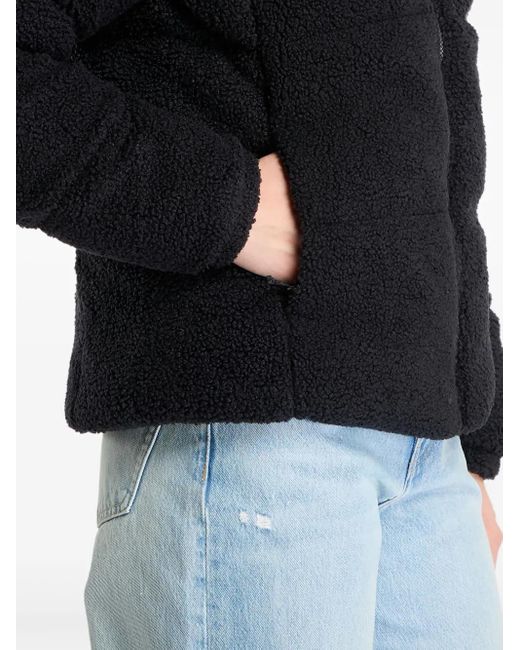 Columbia Black Sherpa-Effect Puffer Jacket