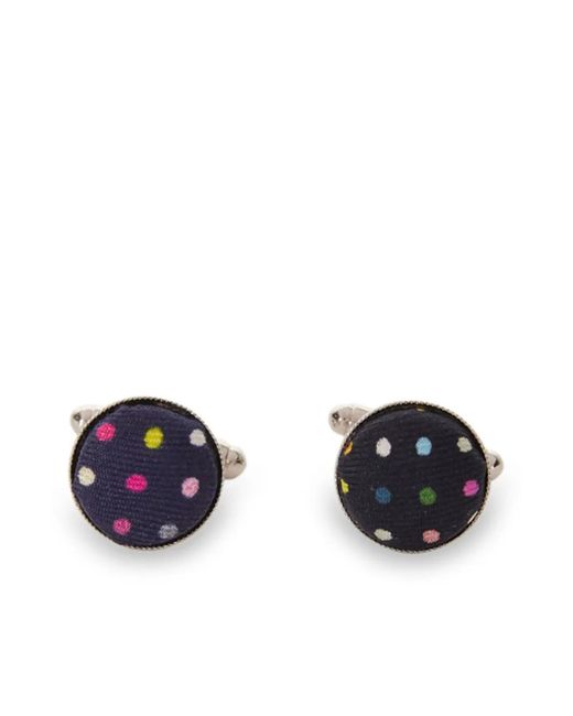 Fefe Blue Polka-Dot Cufflinks for men