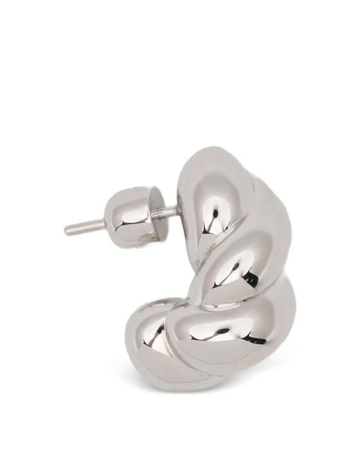 Maria Black White Large Robe Earrings