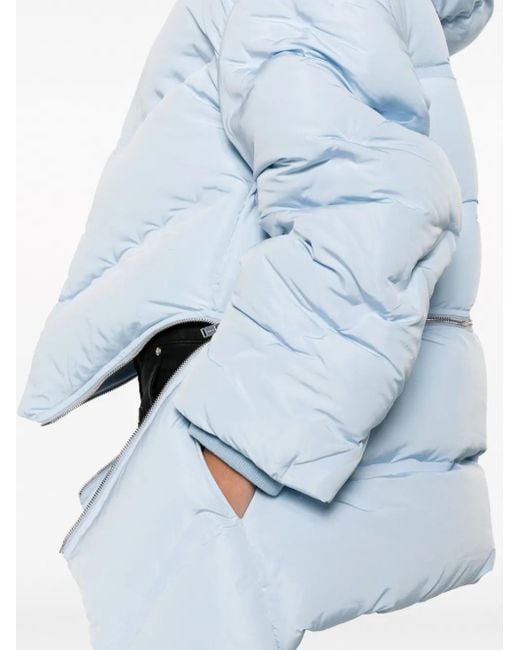 Dion Lee Welded Down パデッドジャケット Blue