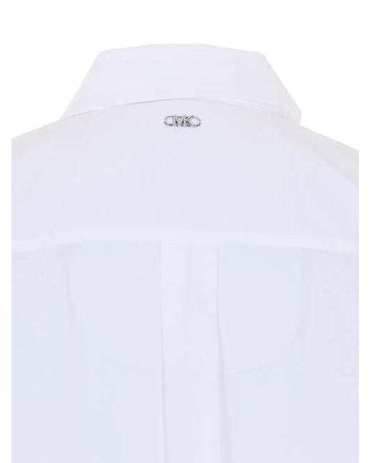 MICHAEL Michael Kors White Patch-Pocket Shirt