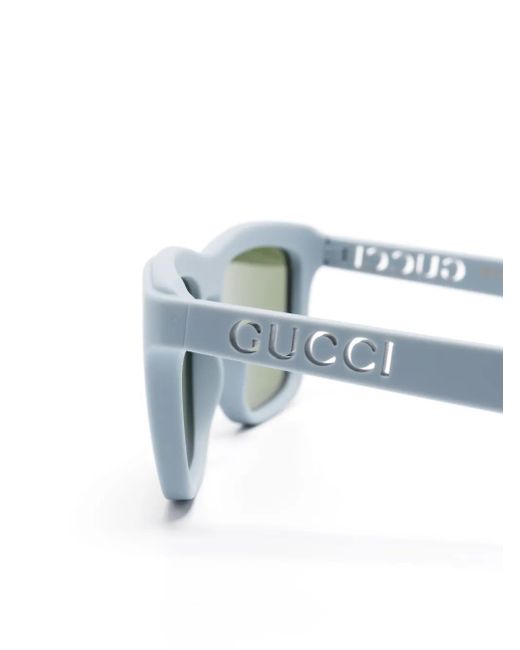 Gucci Green Square-Frame Sunglasses