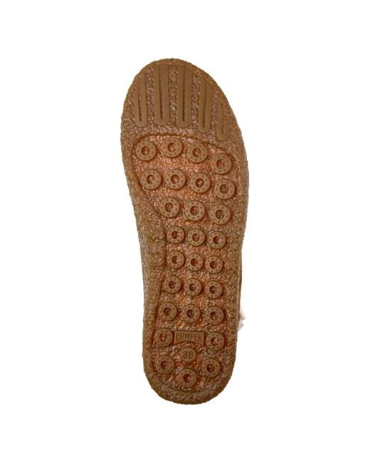 Camper Brown Peu Terreno Suede Mules