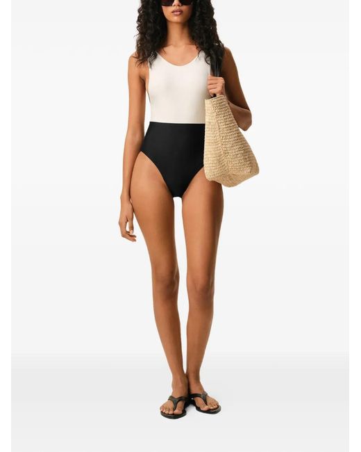 AMI White One Piece Swimsuit