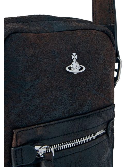 Vivienne Westwood Jackson Crossbodytas in het Black voor heren