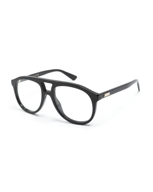Gucci Black Gg1320O-001--Transparent for men