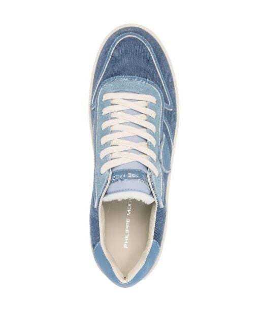 Philippe Model Blue Nice Sneakers for men
