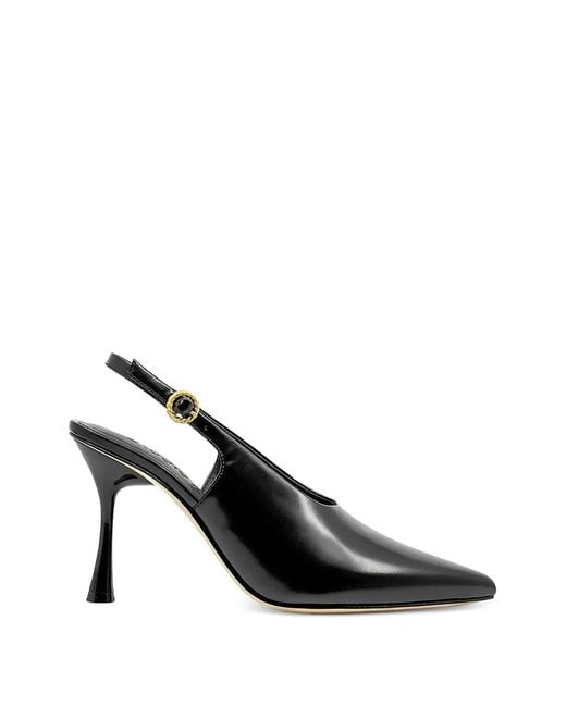 STUDIO AMELIA Black Halo Slingback Pumps