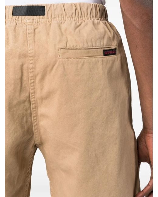 Gramicci Natural Buckle-Fastening Waistband Shorts for men