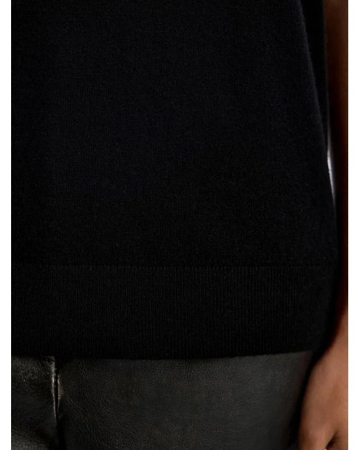 Top Smanicato A Collo Alto di 12 STOREEZ in Black