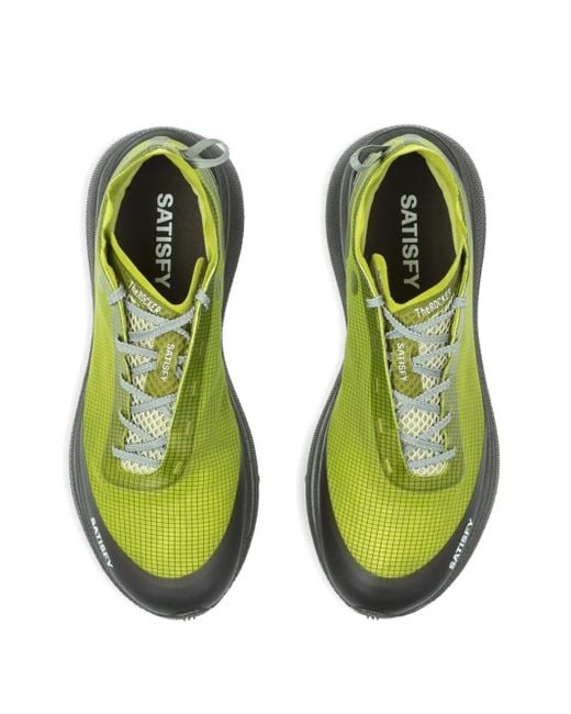 Satisfy Green Grid The Rocker Trainers for men
