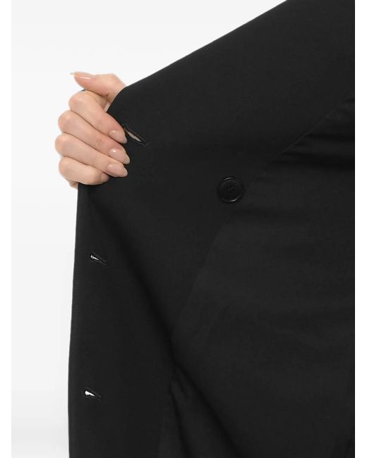 AllSaints Black Erykah Double-Breasted Blazer