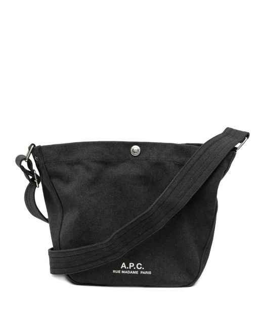 A.P.C. Black Journal Small Satchel
