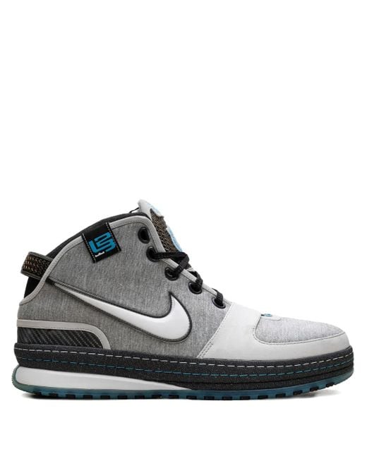 Nike Gray Zoom Lebron Vi Hi-Top Sneakers for men