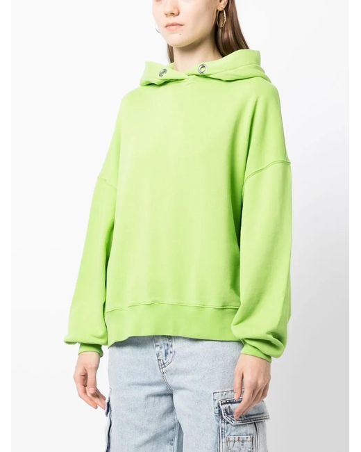 Khrisjoy Green Route Graphic-Print Hoodie