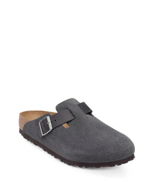 Birkenstock White Boston Mules for men