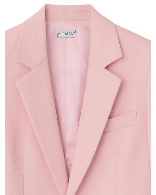 Burberry Pink Tailored Jacket