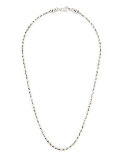 Emanuele Bicocchi White Small Rope-Chain Necklace