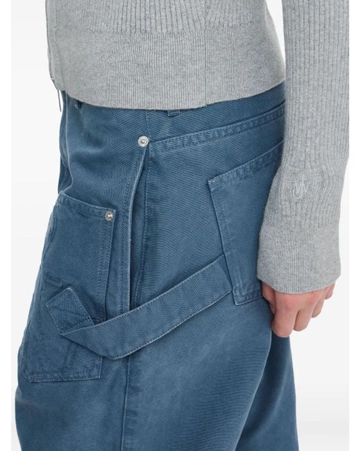 J.W. Anderson Blue Twisted Workwear Hose