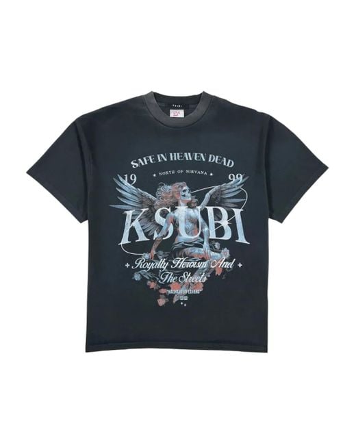 Ksubi Blue Spirit Ekcess T-Shirt for men
