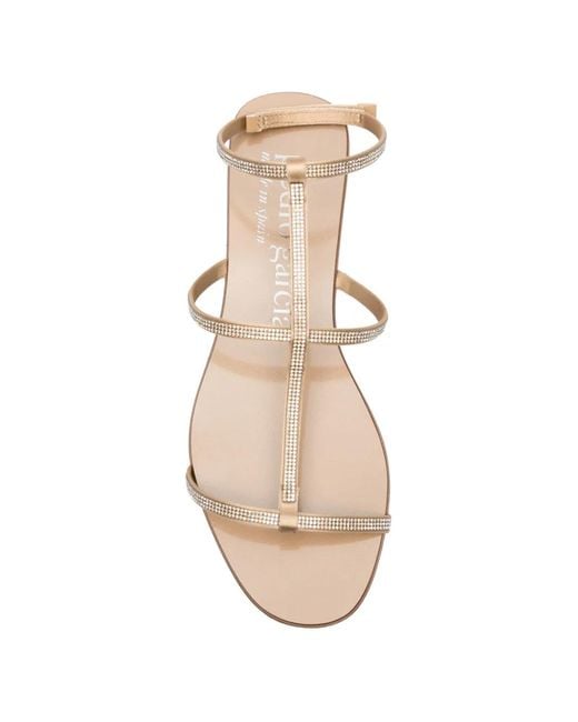Pedro Garcia White Enola Amkle-Strap Sandals