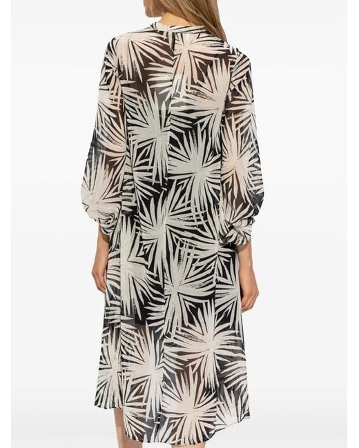 Diane von Furstenberg Gray Ileana Mini Dress