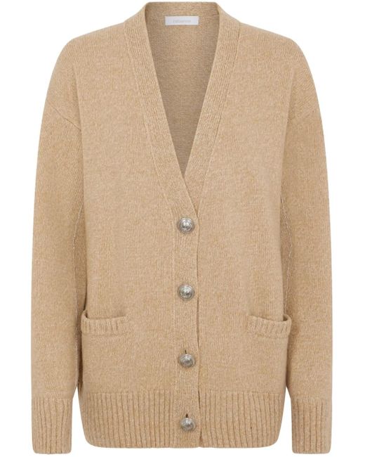 Rabanne Natural Buttoned Cardigan
