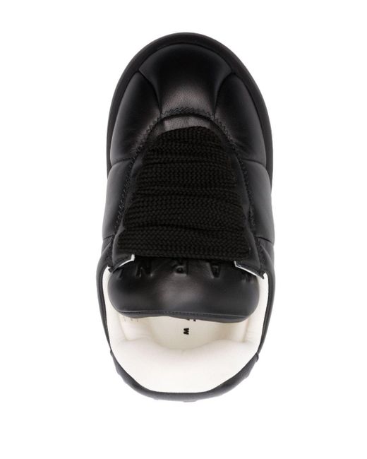 Marni Black Bigfoot 2.0 Padded Leather Sneakers