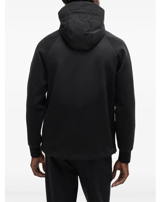 Boss Black Logo-Appliqué Hooded Jacket for men
