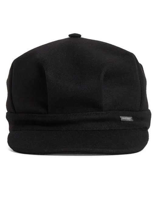 DSquared² Black Logo-Plaque Beret