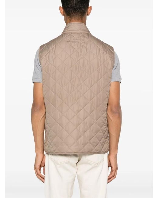 Barbour Natural Lowerdale Quilted Gilet for men