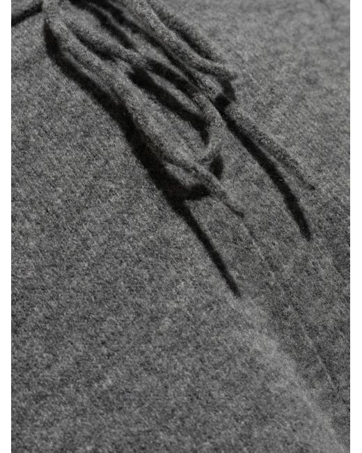 Theory Gray Flared Knit Trousers