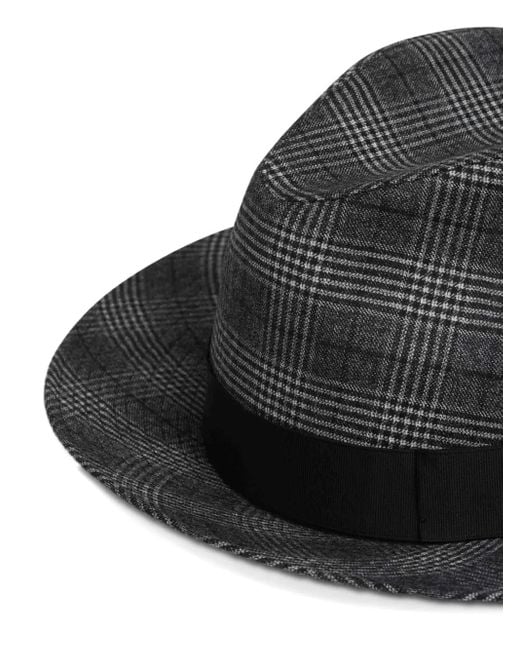 Borsalino Gray Felt Hat for men