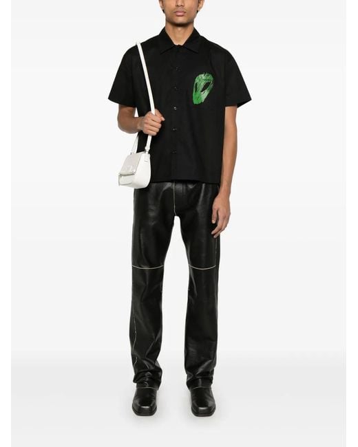 Coperni Black Alien Head Shirt for men