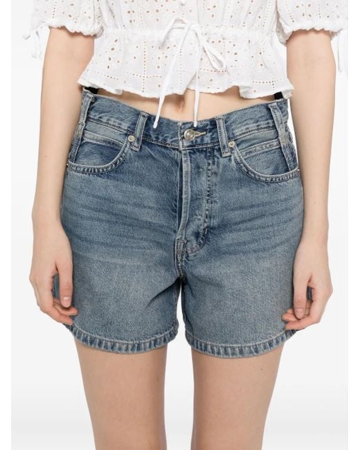 Shorts Denim Tippi di Free People in Blue