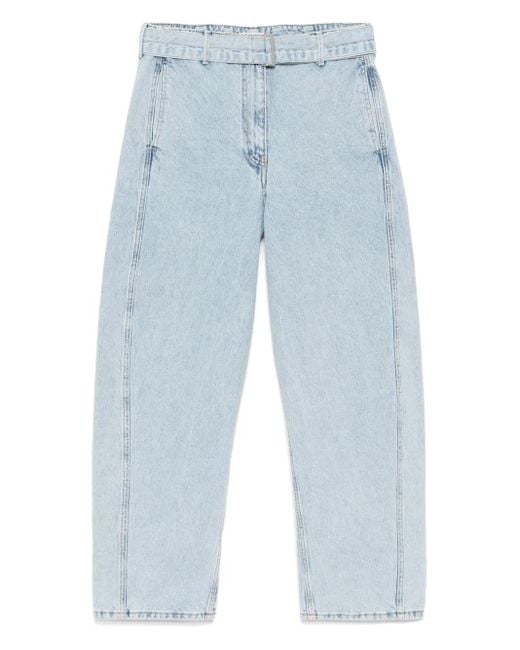Magda Butrym ベルテッド ストレートジーンズ Blue