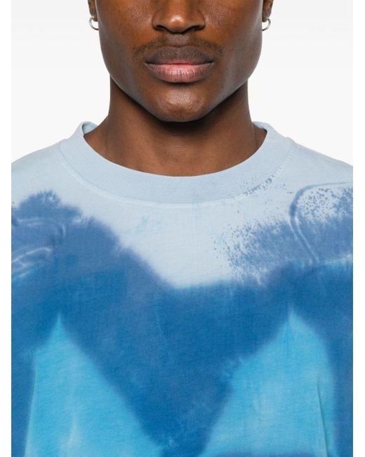 BOTTER Blue Tie Dye-print Cotton T-shirt for men