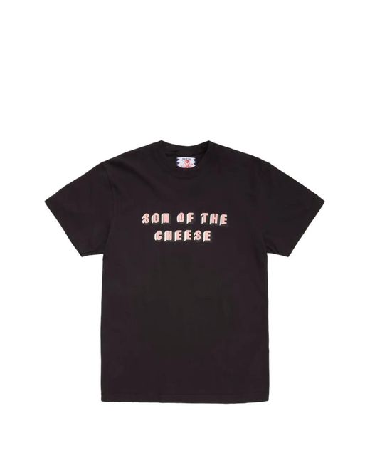 Son Of The Cheese Black Logo-Print T-Shirt for men