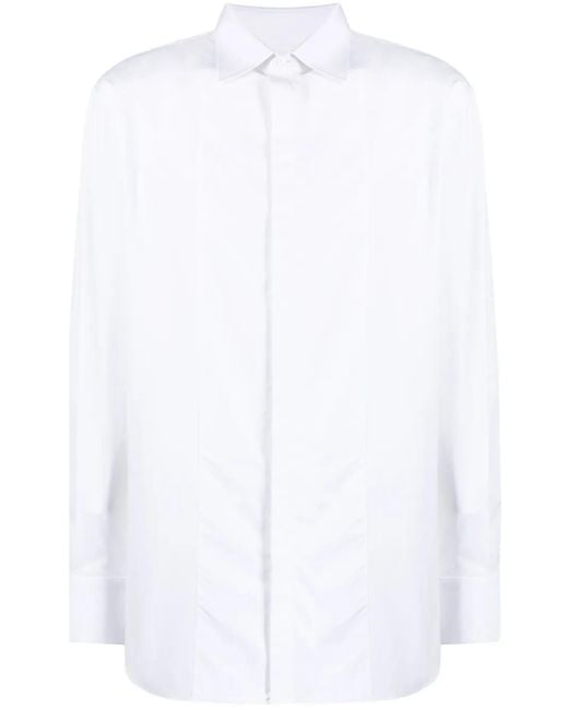 DSquared² White Button-Up Long-Sleeve Shirt for men