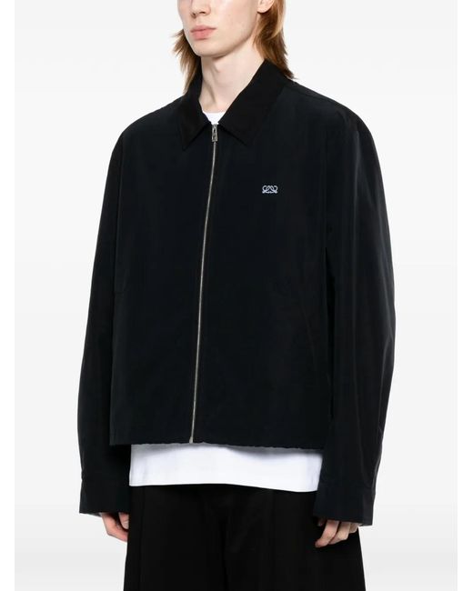 Loewe Black Zip-Up Jacket for men